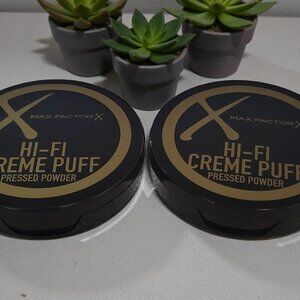 Max Factor 2 PACK HI FI Creme Puff Pressed Powder natural tan/medium beige 15‎ g